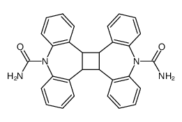 Tetrabenzo[b,b',f,f']cyclobuta[1,2-d:3,4-d']bisazepine-5,14-dicarboxamide, 9b,9c,18b,18c-tetrahydro-, (9bR,9bR,18bS,18cS)-rel- (9CI) 结构式