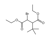 2-溴-3-叔丁基丁二酸二乙酯 结构式
