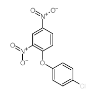 1-(4-氯苯氧基)-2,4-二硝基苯 结构式