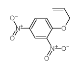 2,4-二硝基-1-(2-丙烯-1-基氧基)苯 结构式