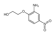 2-(2-氨基-4-硝基苯氧基)乙醇 结构式