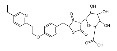 吡格列酮N-β-D-葡糖醛酸 结构式