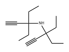 1-戊炔-3-胺, N-(1,1-二乙基-2-丙炔-1-基)-3-乙基- 结构式