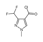 3-(二氟甲基)-1-甲基-1H-吡唑-4-羰酰氯 结构式