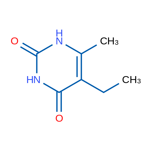 5-乙基-6-甲基嘧啶-2,4-二醇 结构式