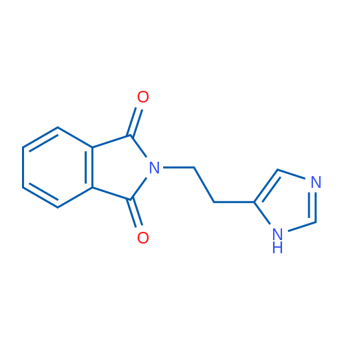 2-(2-(1H-咪唑-5-基)乙基)异吲哚啉-1,3-二酮 结构式