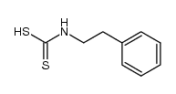 N-(2-苯乙基)二硫代氨基甲酸 结构式