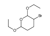 3-溴-2,6-二乙氧基四氢吡喃 结构式