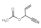1-氰基-2-丙烯基乙酸酯 结构式