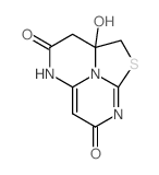 2a-羟基-2a,3-二氢-2H,5H-1-硫杂-5,8,8b-三氮杂苊-4,7-二酮 结构式