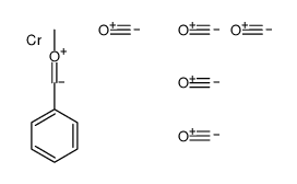 Pentacarbonyl(methoxyphenylcarbene)chromium(0) 结构式