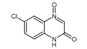 6-氯-2(1H)-喹喔啉酮 4-氧化物 结构式