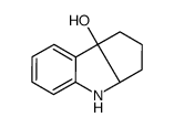 顺-2,3,3a,4-四氢环戊并[b]吲哚-8b(1H)-醇 结构式
