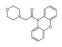 Ethanone, 2-(4-morpholinyl)-1-(10H-phenoxazin-10-yl)- 结构式