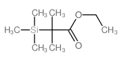 2-甲基-2-(三甲基甲硅烷基)丙酸乙酯 结构式