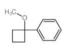 (1-Methoxycyclobutyl)benzene 结构式