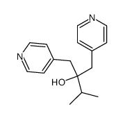 α-(1-甲基乙基)-α-(4-吡啶基甲基)-4-吡啶乙醇 结构式