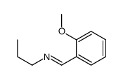 N-[(2-甲氧基苯基)亚甲基]-1-丙胺 结构式