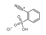 2-磺酸基苯重氮氯化物 结构式