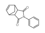 2-苯基-3a,4,7,7a-四氢-1H-4,7-甲桥异吲哚-1,3(2H)-二酮 结构式