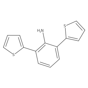 2,6-二(噻吩-2-基)苯胺 结构式