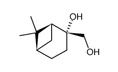 Bicyclo[3.1.1]heptane-2-methanol, 2-hydroxy-6,6-dimethyl-, (1S,2R,5R)- 结构式