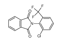 2-[2-氯-6-(三氟甲基)苯基]-1H-异吲哚-1,3(2H)-二酮 结构式