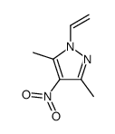 1H-Pyrazole, 1-ethenyl-3,5-dimethyl-4-nitro- 结构式