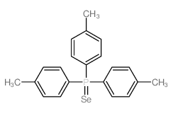Phosphine selenide,tris(4-methylphenyl)- 结构式