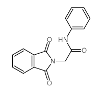 2-(1,3-二氧代异吲哚-2-基)-N-苯基乙酰胺 结构式
