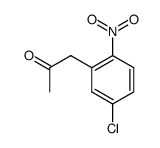 1-(5-氯-2-硝基苯基)-2-丙酮 结构式