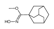 Tricyclo[3.3.1.13,7]decane-1-carboximidic acid, N-hydroxy-, methyl ester 结构式