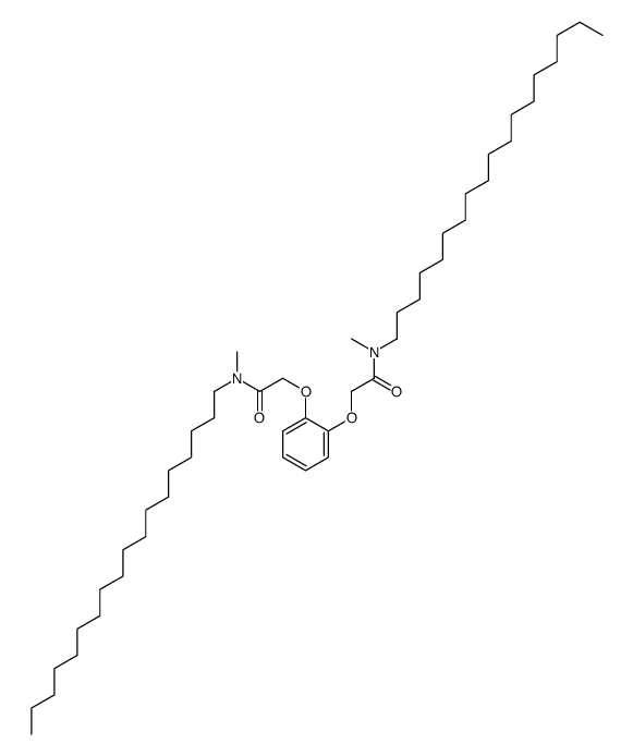Acetamide, 2,2'-[1,2-phenylenebis(oxy)]bis[N-methyl-N-octadecyl- (9CI) 结构式