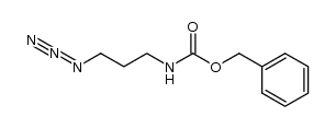 Carbamic acid, N-(3-azidopropyl)-, phenylmethyl ester 结构式