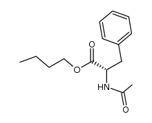 N-乙酰-L-苯丙氨酸丁酯 结构式