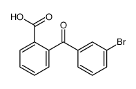 2-(3-溴苯甲酰基)苯甲酸 结构式
