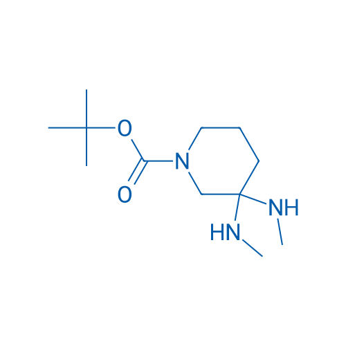 (R)-N-Boc-3-二甲基氨基哌啶 结构式