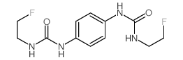 Urea, 1,1'-p-phenylenebis[3-(2-fluoroethyl)- (8CI) 结构式