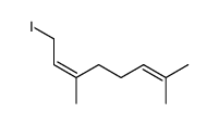 (Z)-1-碘-3,7-二甲基-2,6-辛二烯 结构式