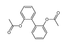 2,2'-二乙酰氧基联苯 结构式