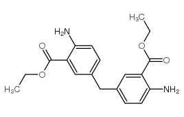 5,5'-亚甲基二氨基苯甲酸二乙酯 结构式