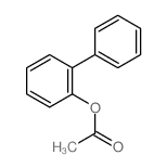 2-乙酰氧基联苯 结构式