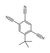 5-叔丁基-1,2,4-苯三甲腈 结构式
