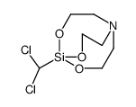 1-(二氯甲基)-2,8,9-三氧杂-5-氮杂-1-硅杂双环[3.3.3]十一烷 结构式
