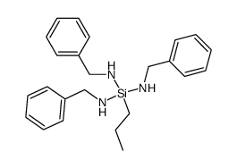 Silanetriamine, N,N',N''-tribenzyl-1-propyl- (6CI,8CI) 结构式