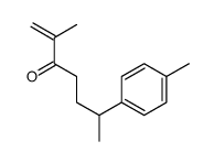 1-Hepten-3-one, 2-methyl-6-(4-methylphenyl)- 结构式