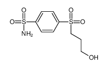4-(3-羟丙基磺酰基)苯磺酰胺 结构式