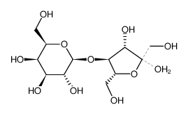 4-O-β-D-吡喃半乳糖基-D-呋喃果糖 结构式
