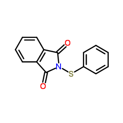 N-(苯硫基)邻苯二甲酰亚胺 结构式