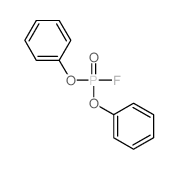 二苯基氟磷酸酯 结构式